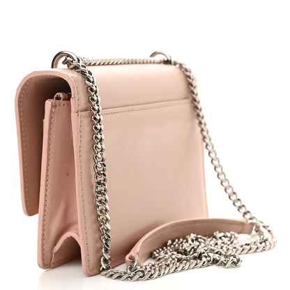 Saint Laurent Calfskin Monogram Sunset Chain Wallet Light Pink 2 of 19