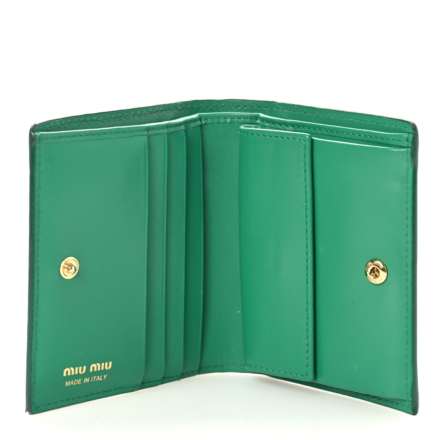 Miu Miu Vernice Lizard Embossed Wallet 5 of 9