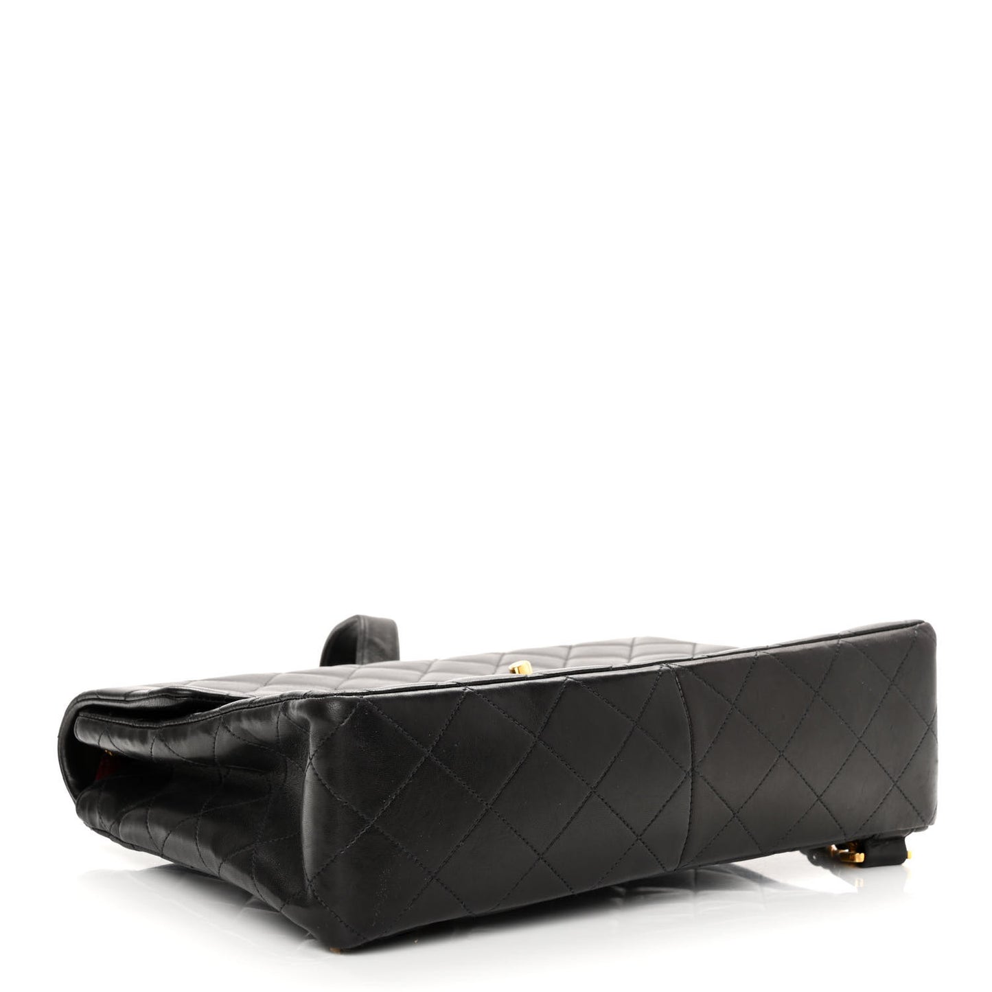 Lambskin Quilted Backpack Black