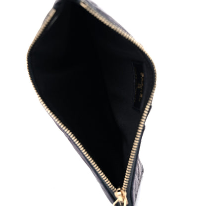 Chanel Iridescent Caviar Quilted Classic Flat Wallet Pouch Black 5 of 9
