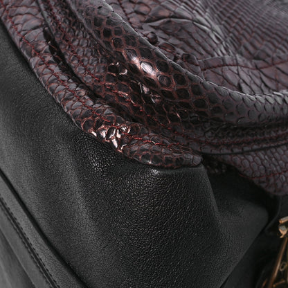 Chloe Snakeskin Medium Paraty Gold Berry 13 of 14