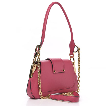 Prada Saffiano Lux Sidonie Shoulder Bag Ibisco 3 of 8