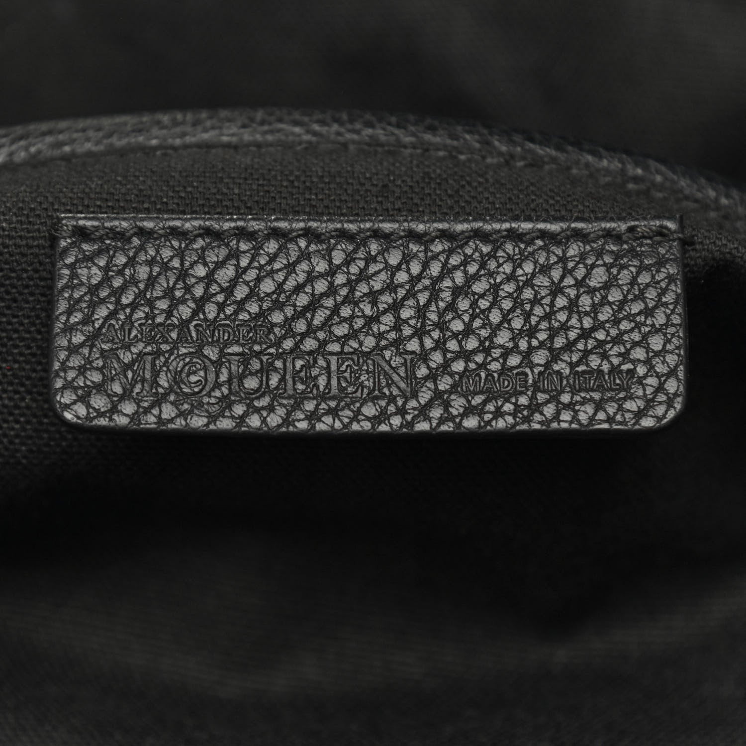 Alexander McQueen Grainy Calfskin Padlock Skull Clutch Black 6 of 7