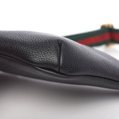 Gucci Grained Calfskin Small Logo Belt Bag Black 10 of 10