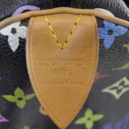 Louis Vuitton Monogram Multicolor Speedy 30 Black 8 of 9