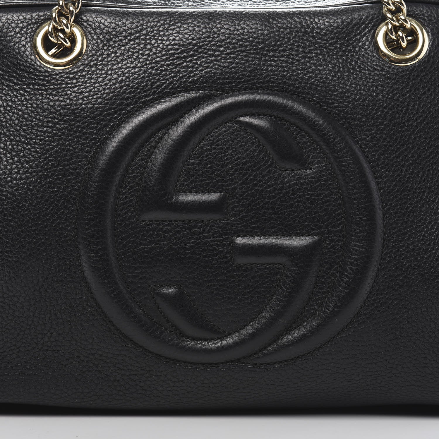 Gucci Pebbled Calfskin Medium Soho Bowler Black 16 of 16