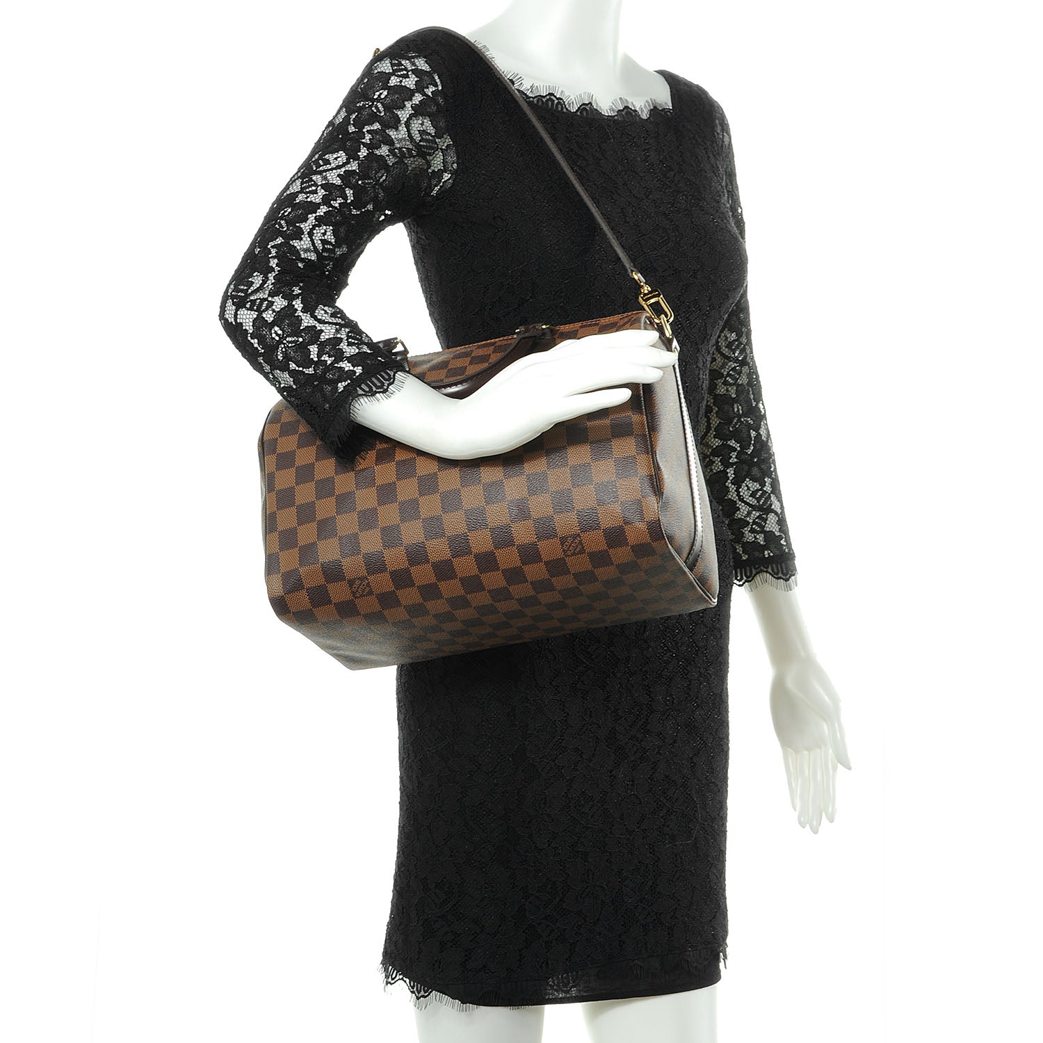 Louis Vuitton Damier Ebene Speedy Bandouliere 30 2 of 9