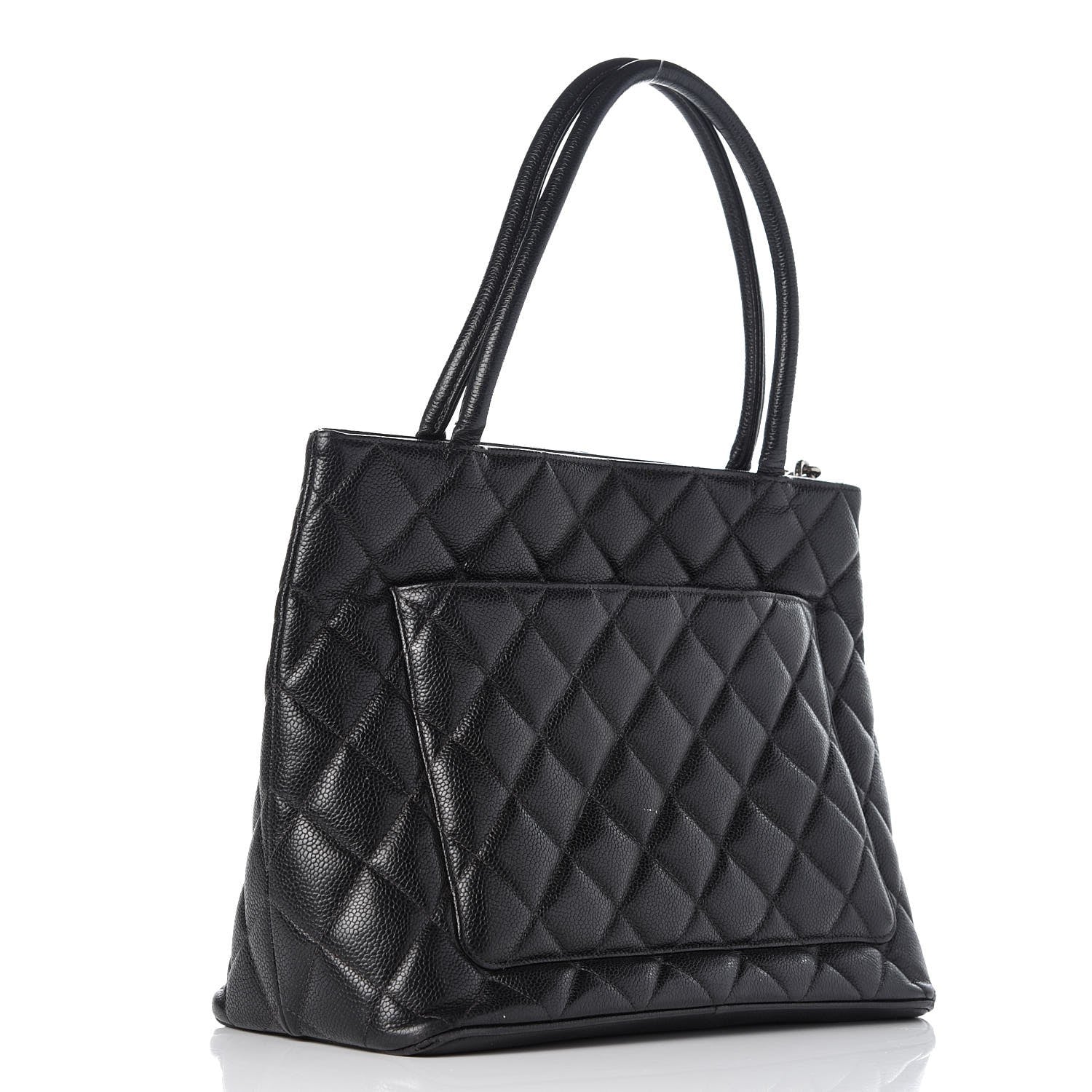 Chanel Caviar Quilted Medallion Tote Black 3 of 20
