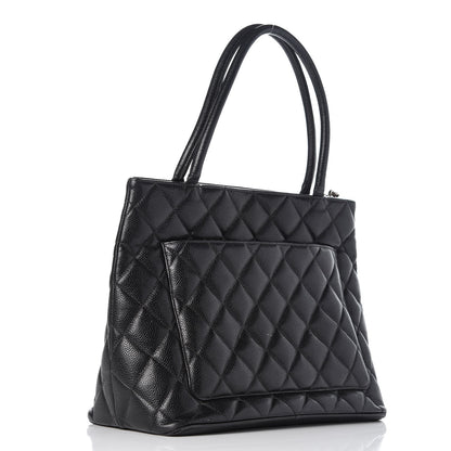 Chanel Caviar Quilted Medallion Tote Black 3 of 20