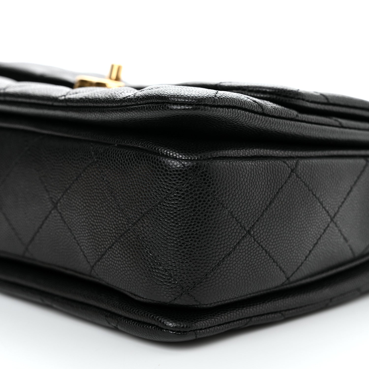 Chanel Caviar Quilted Coco First Flap Black 9 of 10