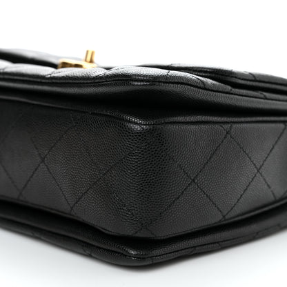 Chanel Caviar Quilted Coco First Flap Black 9 of 10