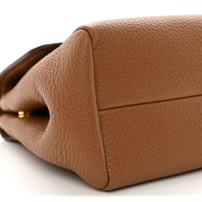 Prada Vitello Daino Soft Flap Shoulder Bag Cognac 8 of 9