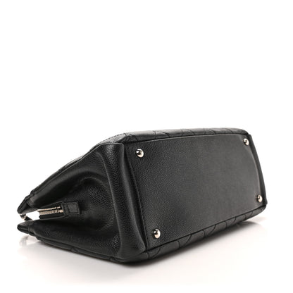 Chanel Caviar Quilted CC Timeless Soft Tote Black 3 of 8