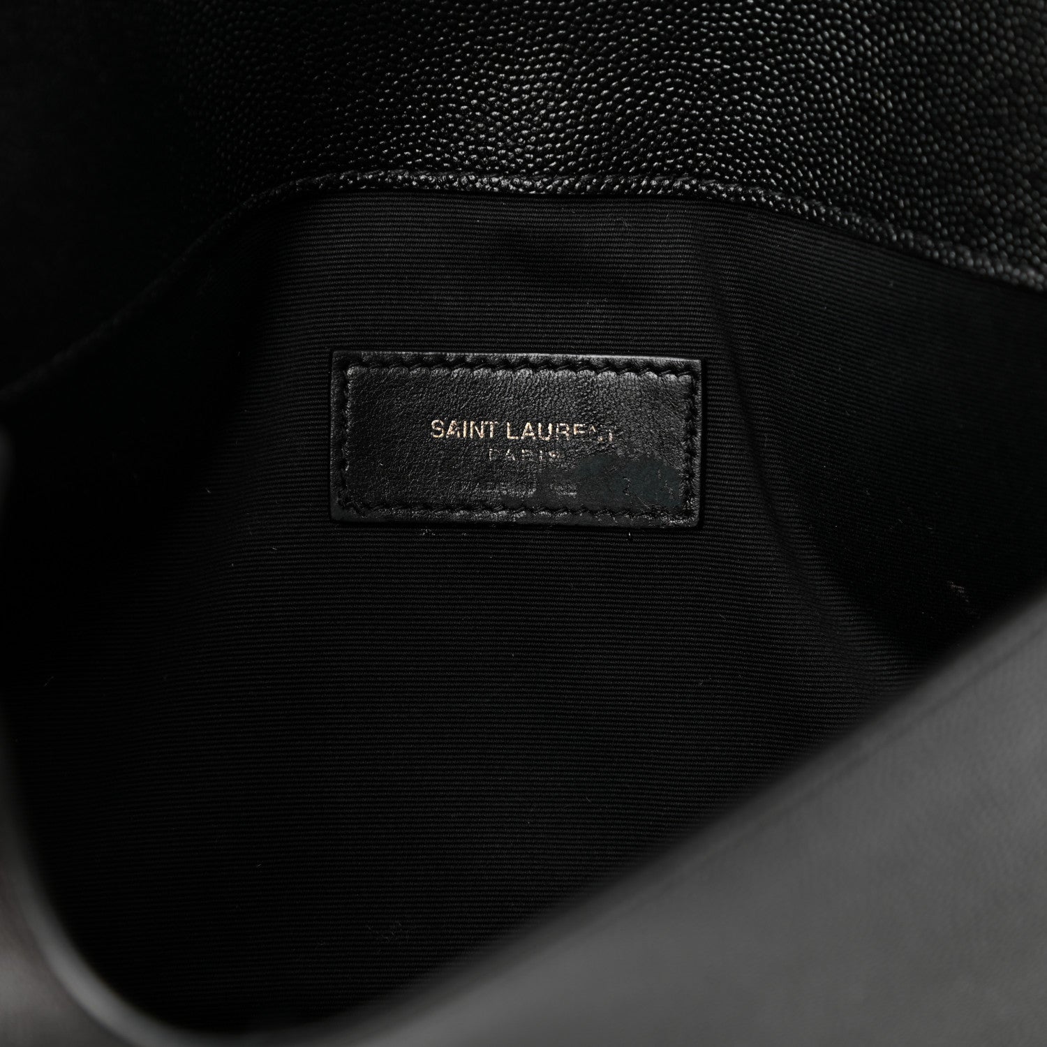 Saint Laurent Grain De Poudre Uptown Pouch Black 6 of 9
