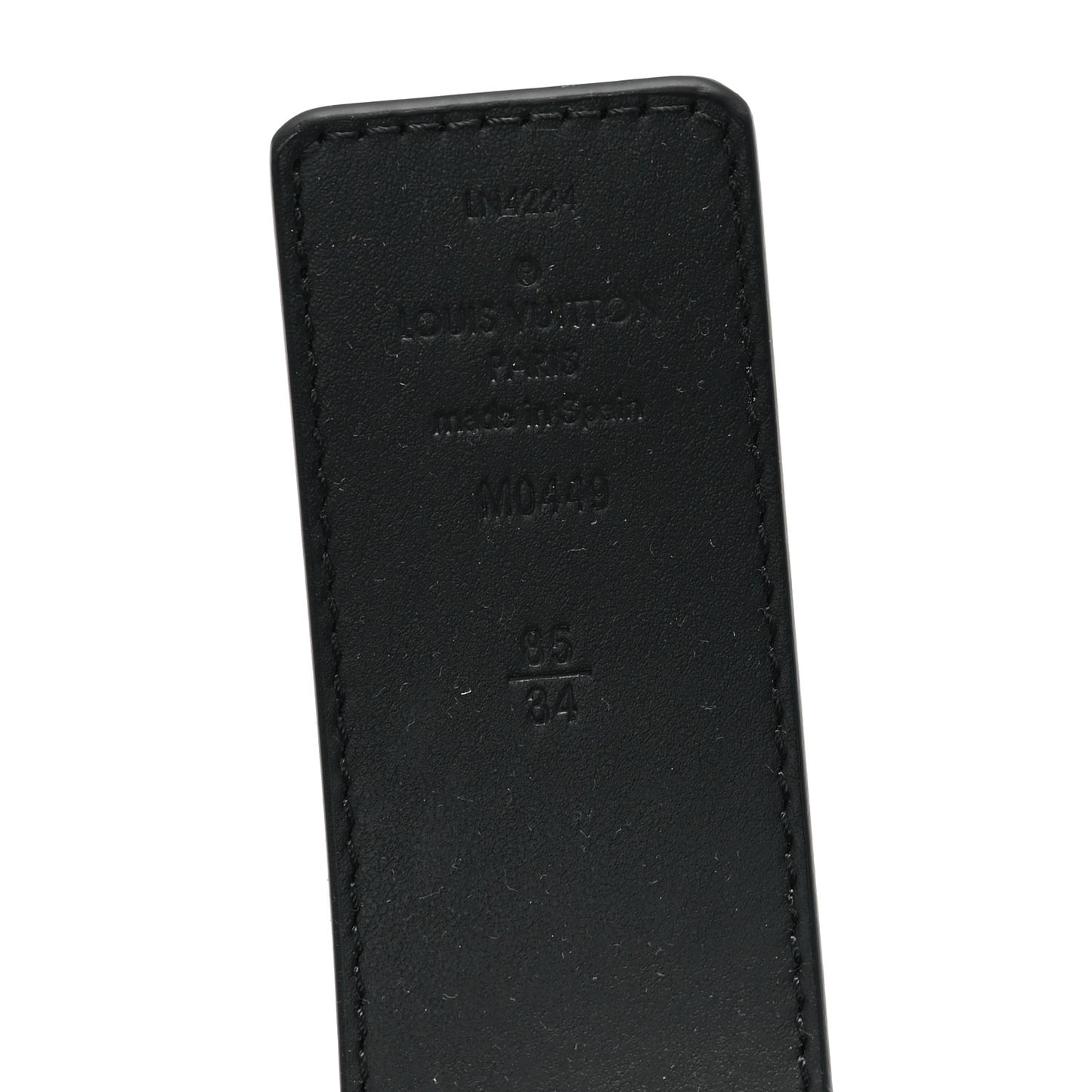 Monogram Eclipse 40mm LV Initiales Belt 85 34 Black