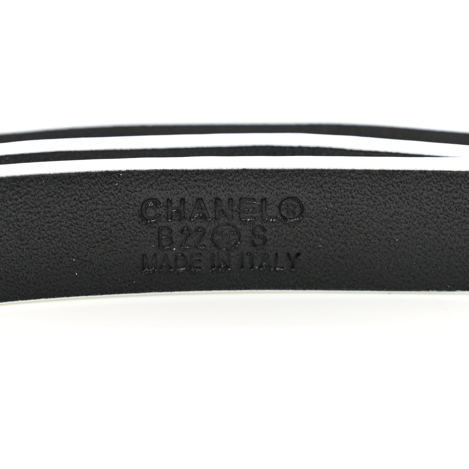 Chanel Calfskin Metal CC Chain Belt 80/32 White 3 of 6