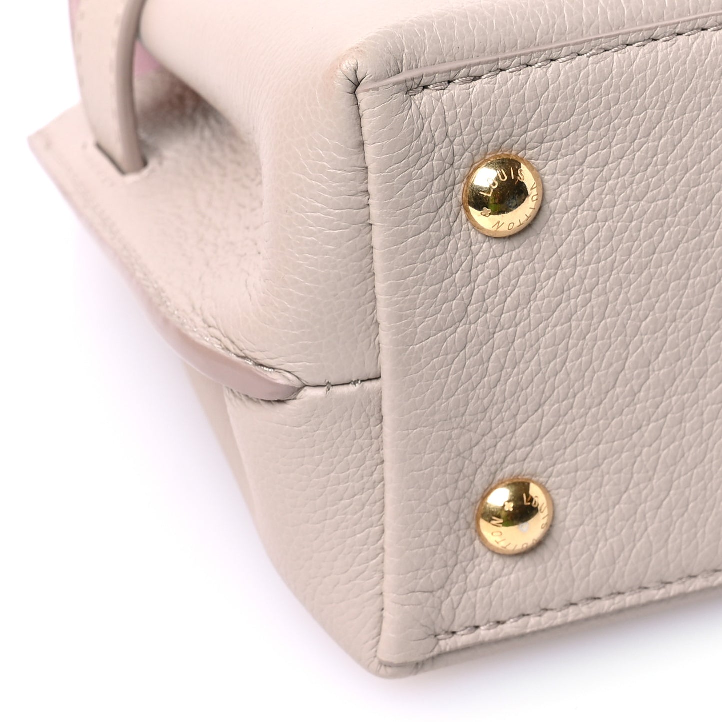 Soft Calfskin Mini Lockme Ever Greige