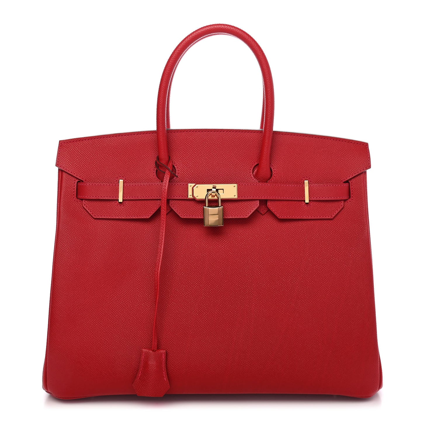 Epsom Birkin 35 Rouge Casaque