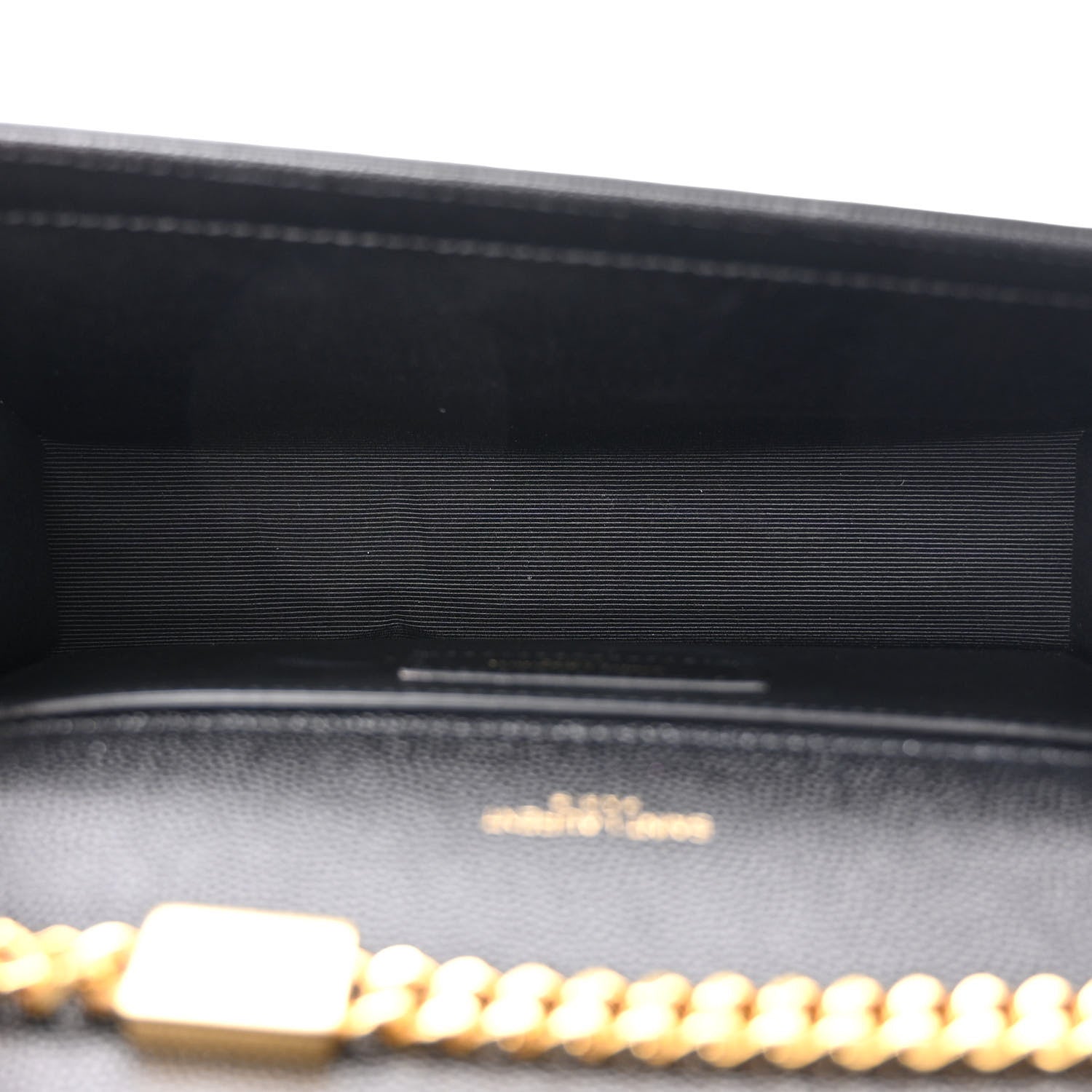 Saint Laurent Grain De Poudre Small Monogram Kate Satchel Black 5 of 9