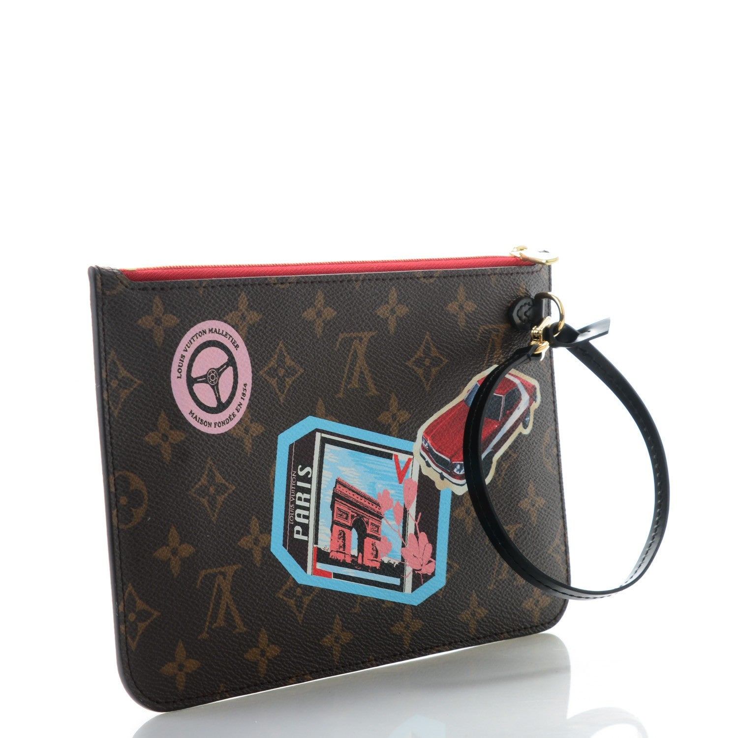 Louis Vuitton Monogram World Tour Neverfull MM GM Pochette 3 of 8