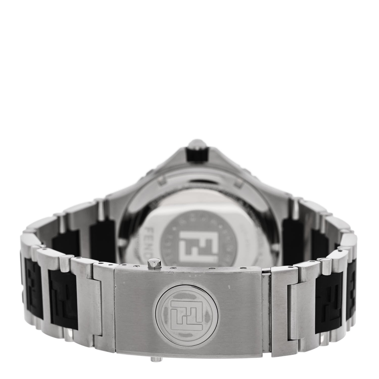 Fendi Stainless Steel Rubber 43mm Nautical Automatic Watch Yellow 3 of 5