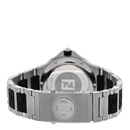 Fendi Stainless Steel Rubber 43mm Nautical Automatic Watch Yellow 3 of 5