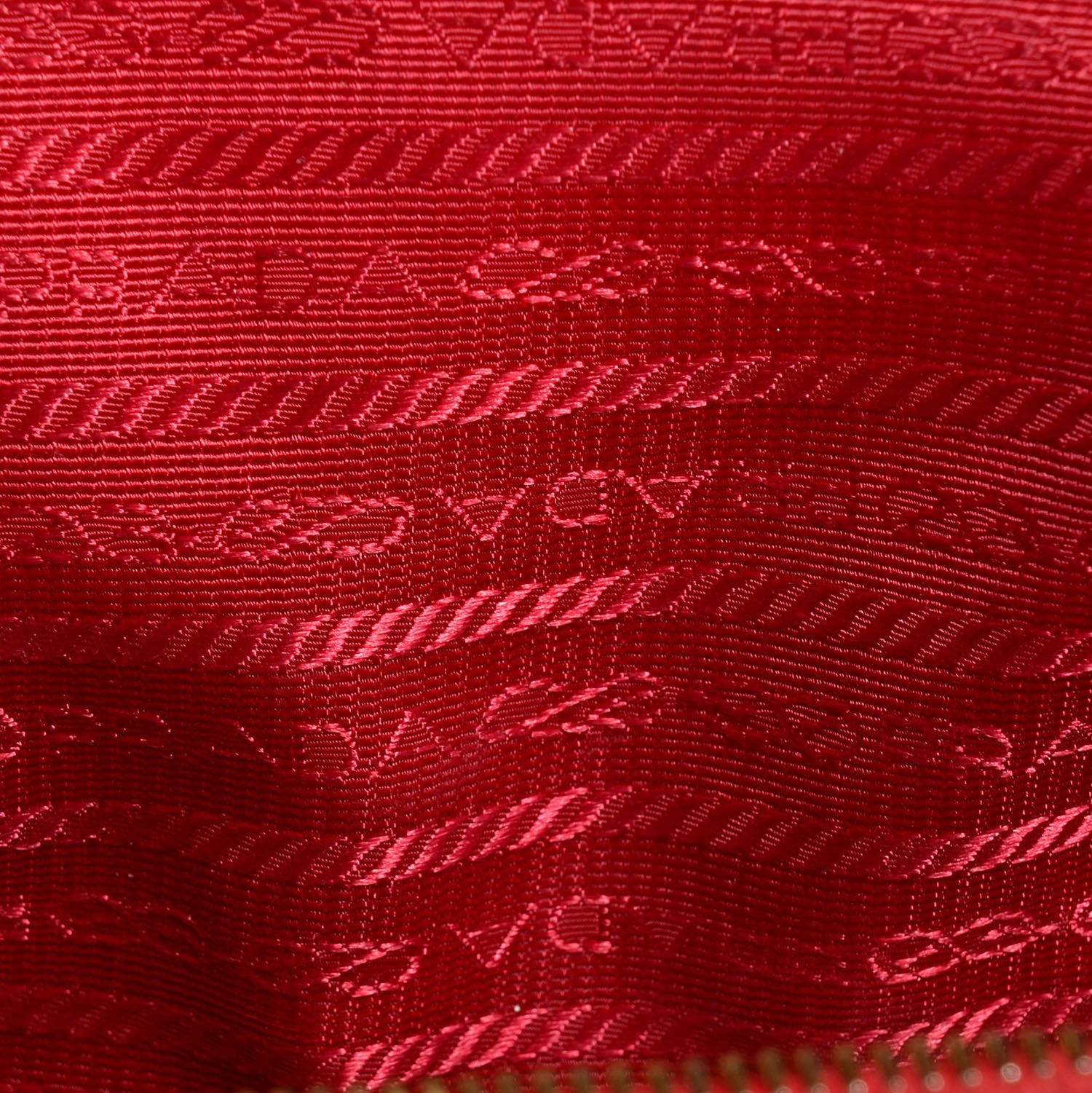 Prada Saffiano Vernice Mini Double Zip Tote Rosso 9 of 9