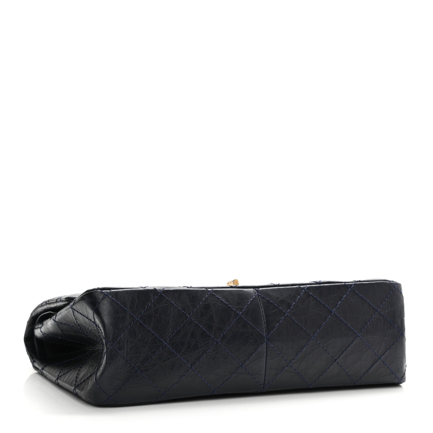Chanel Aged Calfskin Quilted 2.55 Reissue 226 Flap Navy Blue 4 of 8