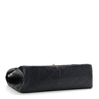 Chanel Aged Calfskin Quilted 2.55 Reissue 226 Flap Navy Blue 4 of 8
