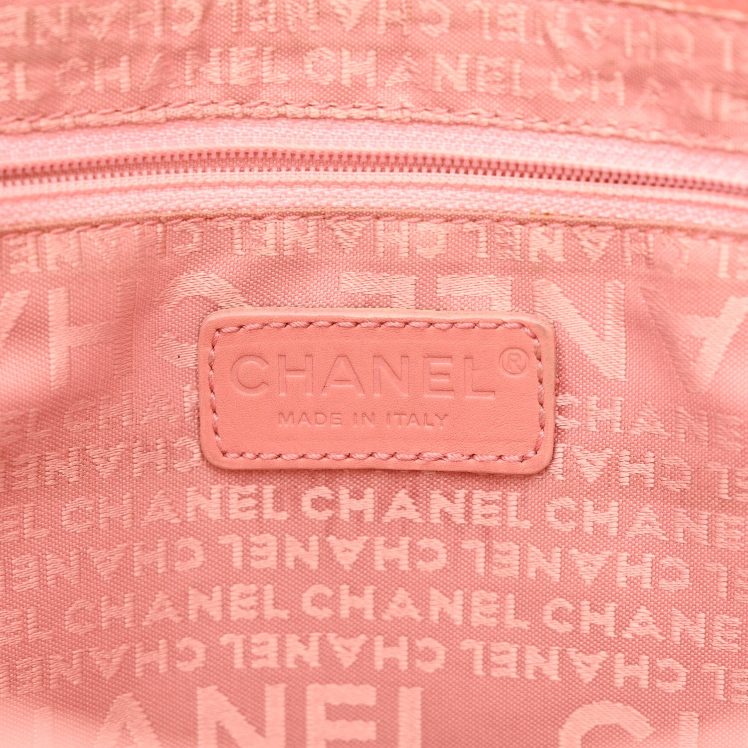 Chanel Caviar Square Stitched Tote Pink 6 of 15