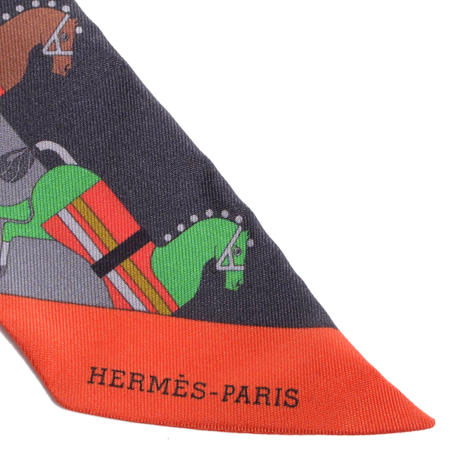 Silk Rocabar Twilly Gris Orange Vert