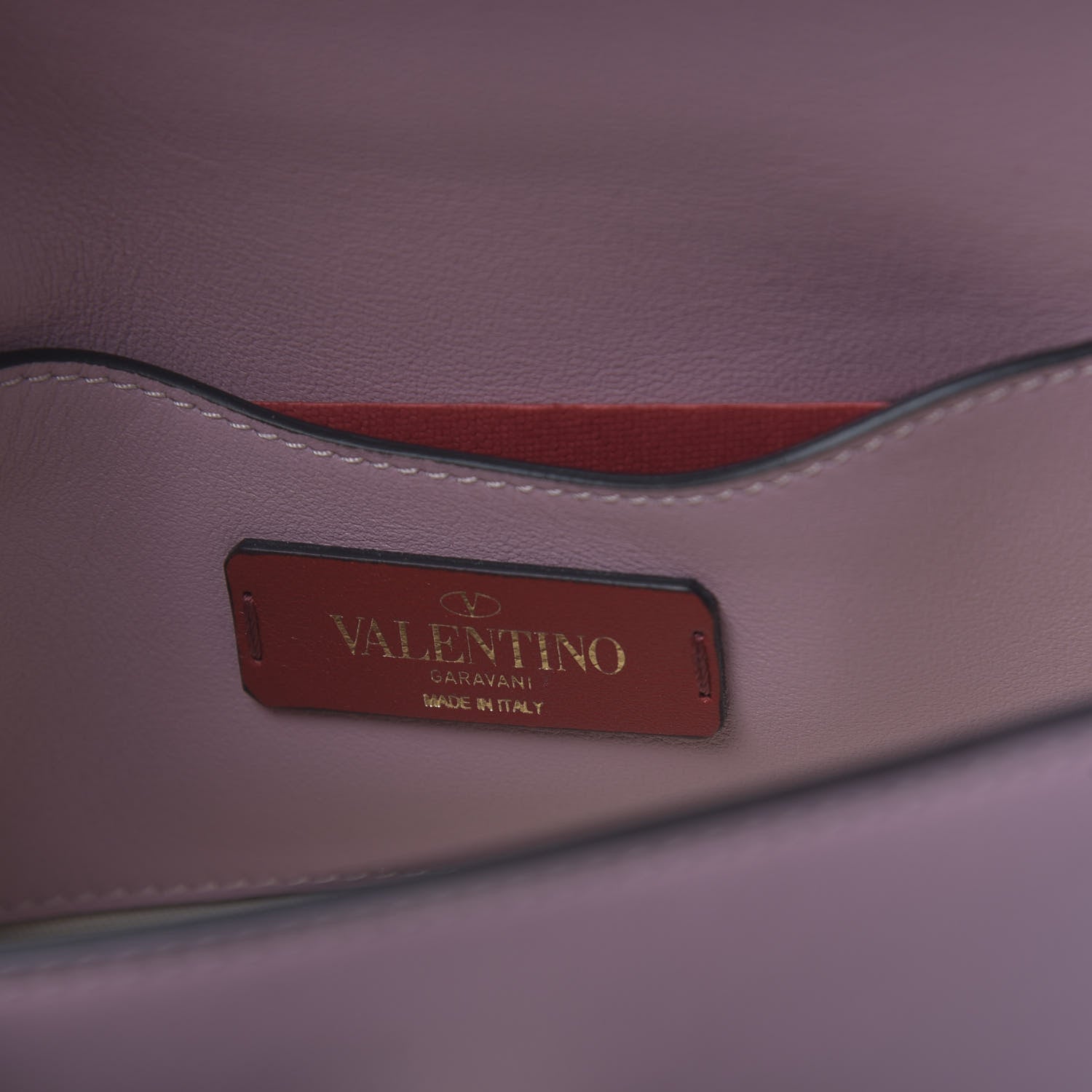 Valentino Garavani Vitello Mini Rockstud Crossbody Bag Lipstick 6 of 9
