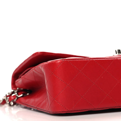 Chanel Lambskin Quilted Medium Double Flap Red 9 of 12