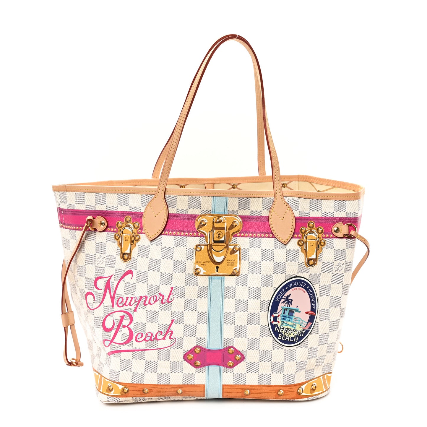 Damier Azur Summer Trunks Newport Beach Neo Neverfull MM