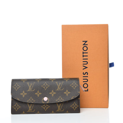 Louis Vuitton Monogram Emilie Wallet Rose Ballerine 8 of 8