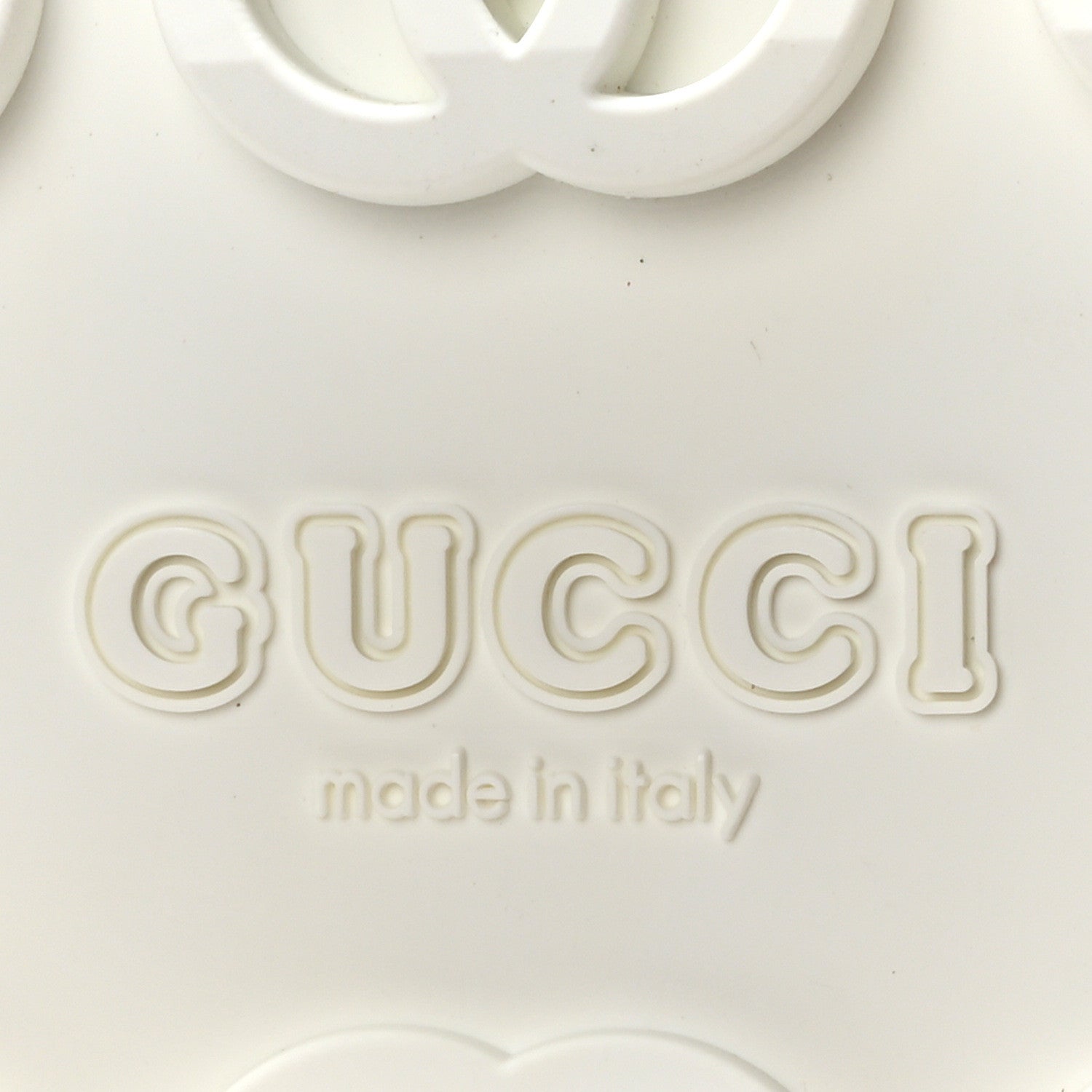 Gucci Glitter Rubber Womens Interlocking G Platform 42mm Slide Sandals 41 Silver 7 of 9