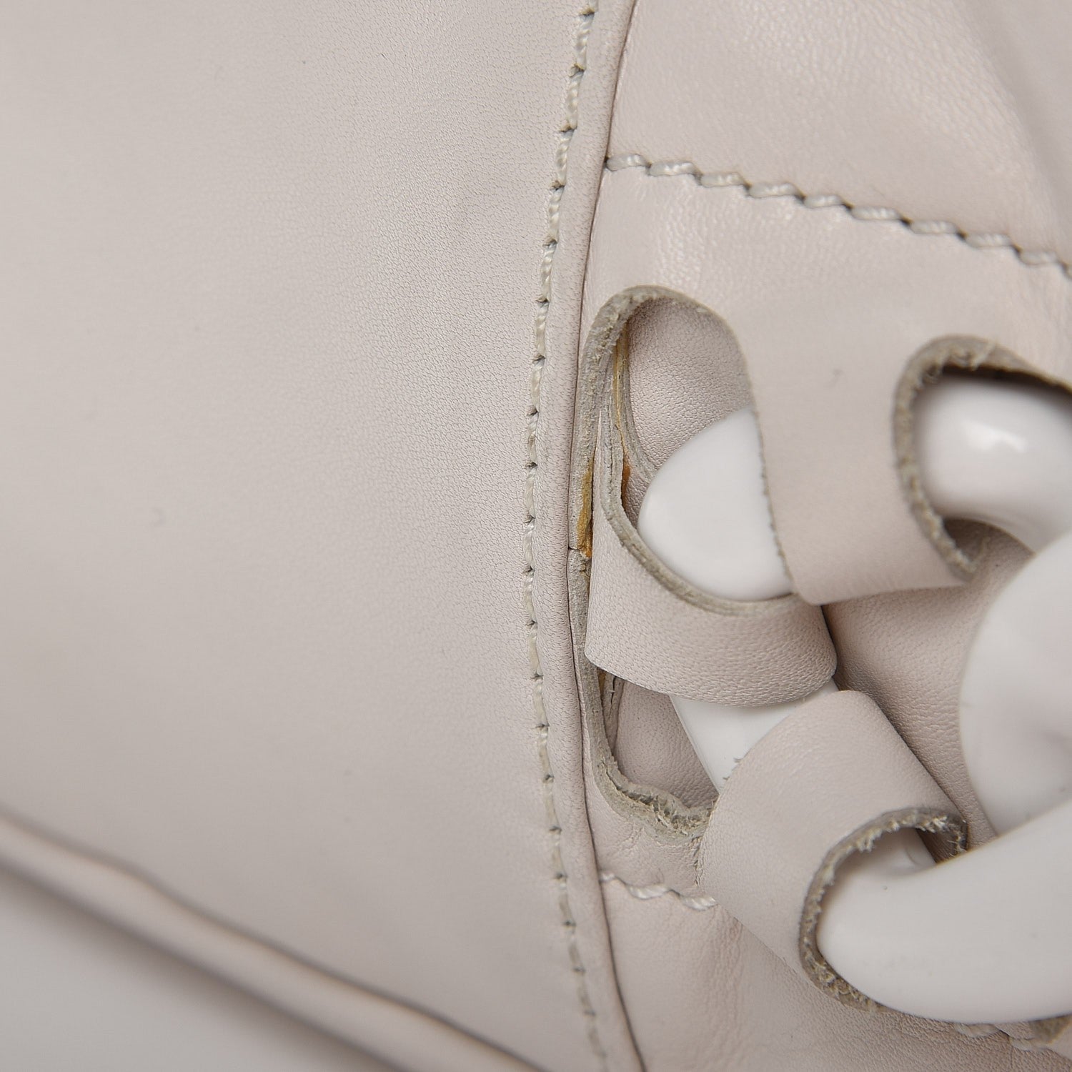 Chanel Calfskin Modern Chain Rhodoid Hobo White 11 of 11