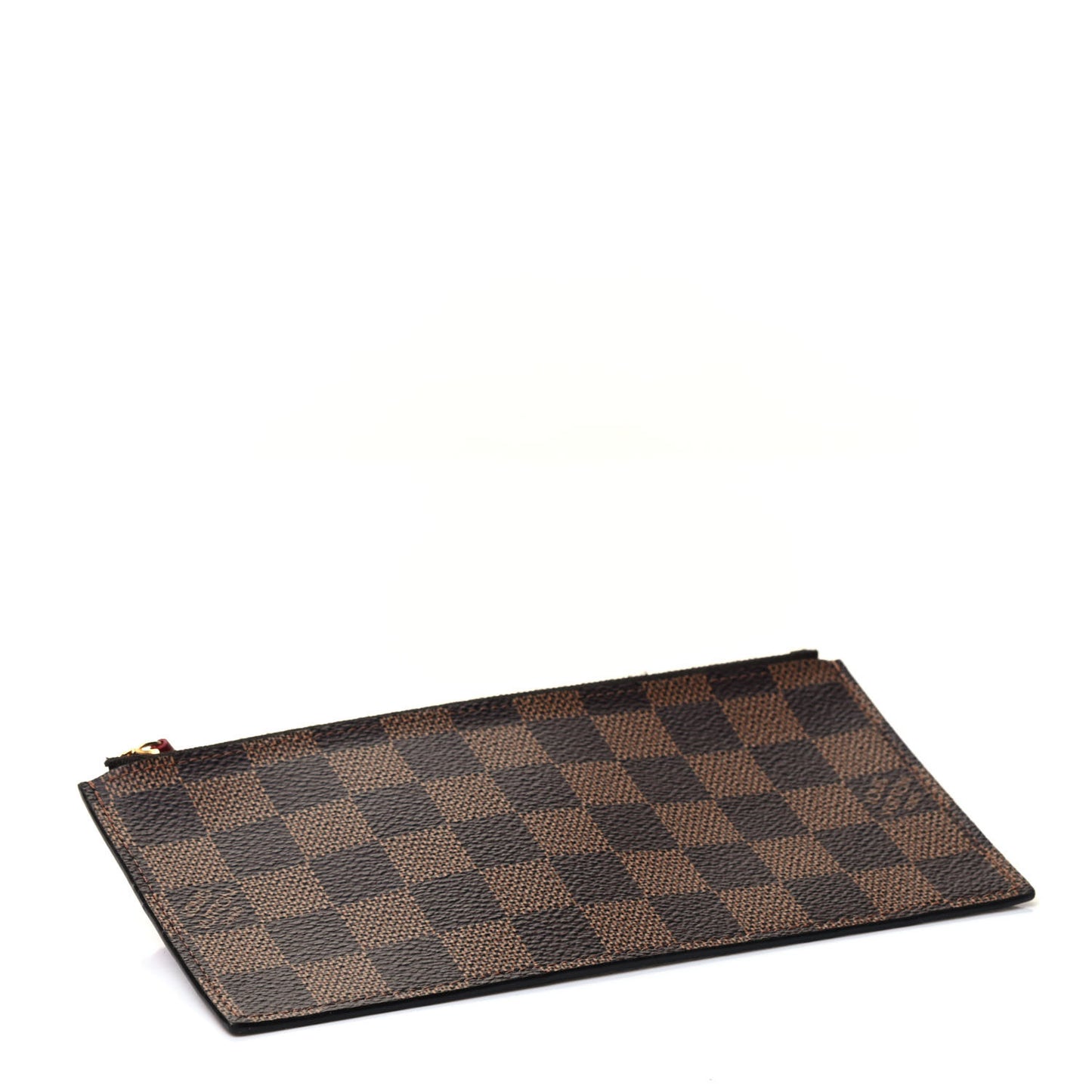 Damier Ebene Felicie Chain Wallet Zippered Insert