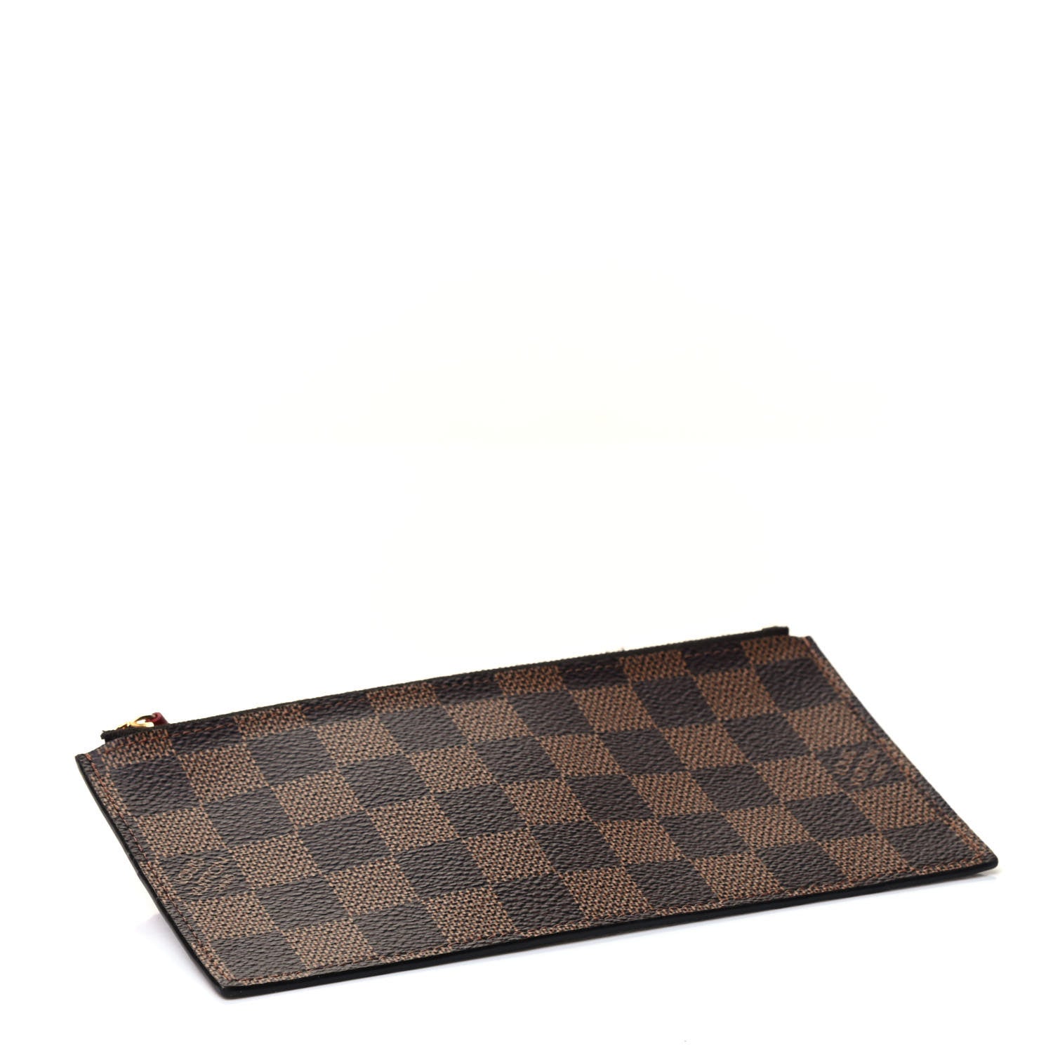 Louis Vuitton Damier Ebene Felicie Chain Wallet Zippered Insert 3 of 4