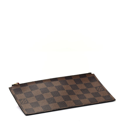 Louis Vuitton Damier Ebene Felicie Chain Wallet Zippered Insert 3 of 4