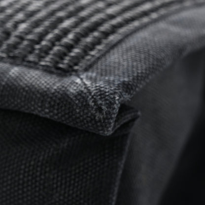 Saint Laurent Raffia Linen Calfskin Rive Gauche Tote Black 10 of 13