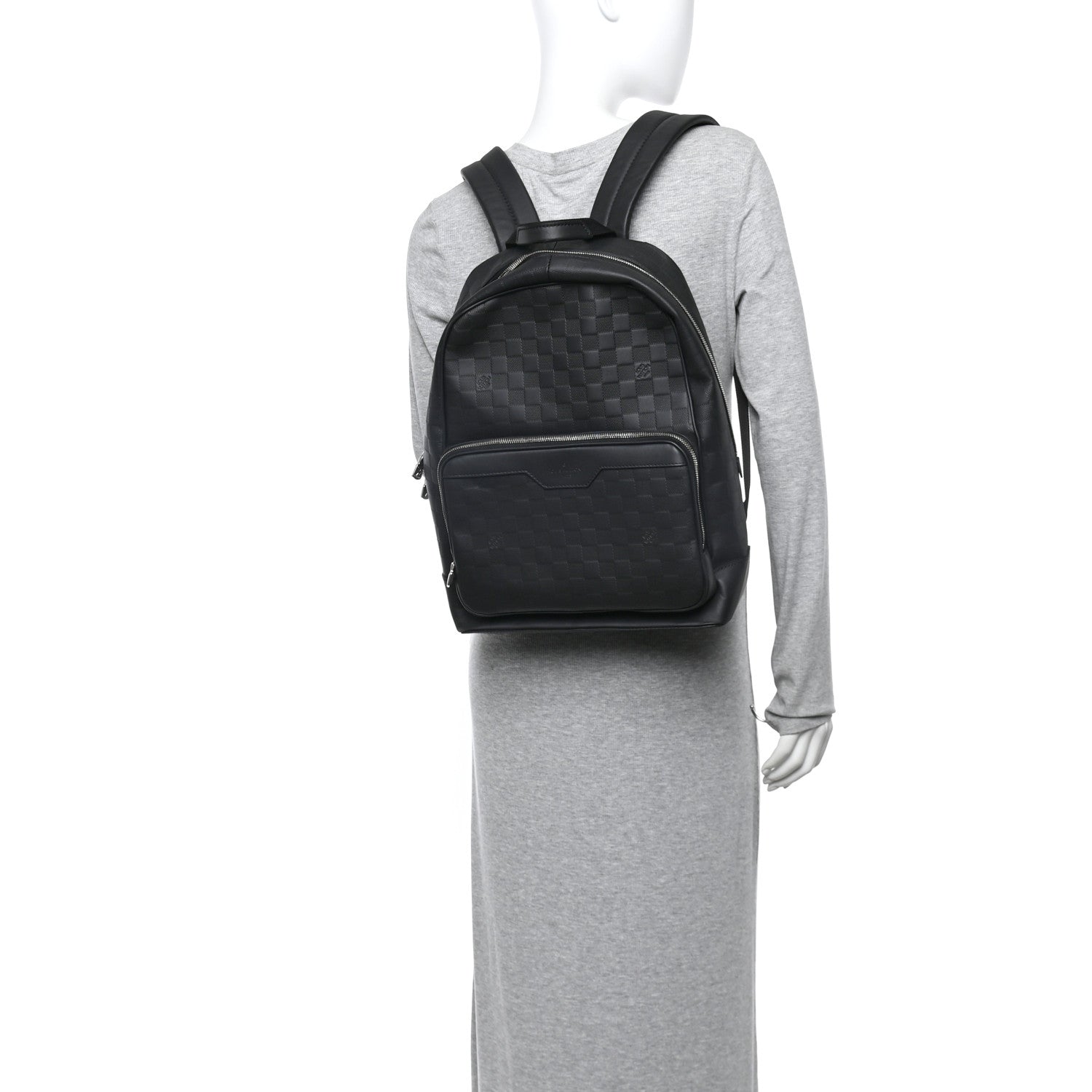 Louis Vuitton Damier Infini Campus Backpack Black 2 of 13