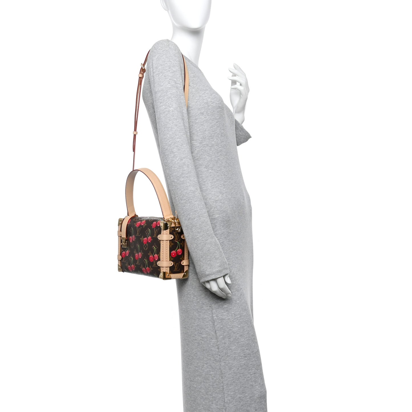 LV X TM Monogram Cerises Side Trunk MM