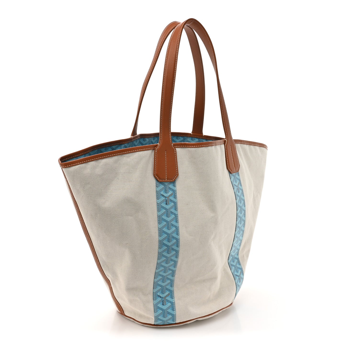 Goyardine Reversible Belharra Light Blue