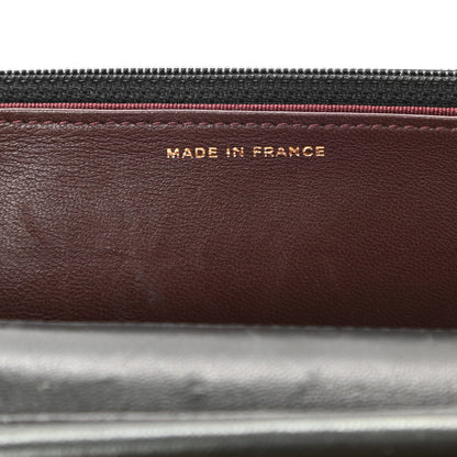Chanel Lambskin Quilted Wallet On Chain WOC Black 7 of 11