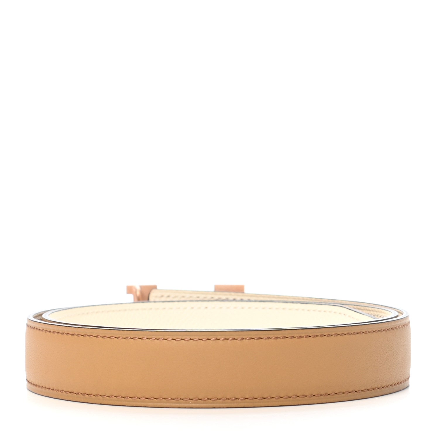 Hermes Swift Epsom 24mm Mini Constance H Belt 75 Biscuit Nata 2 of 9