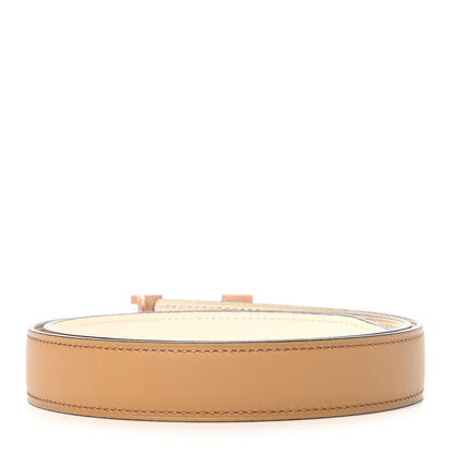 Hermes Swift Epsom 24mm Mini Constance H Belt 75 Biscuit Nata 2 of 9