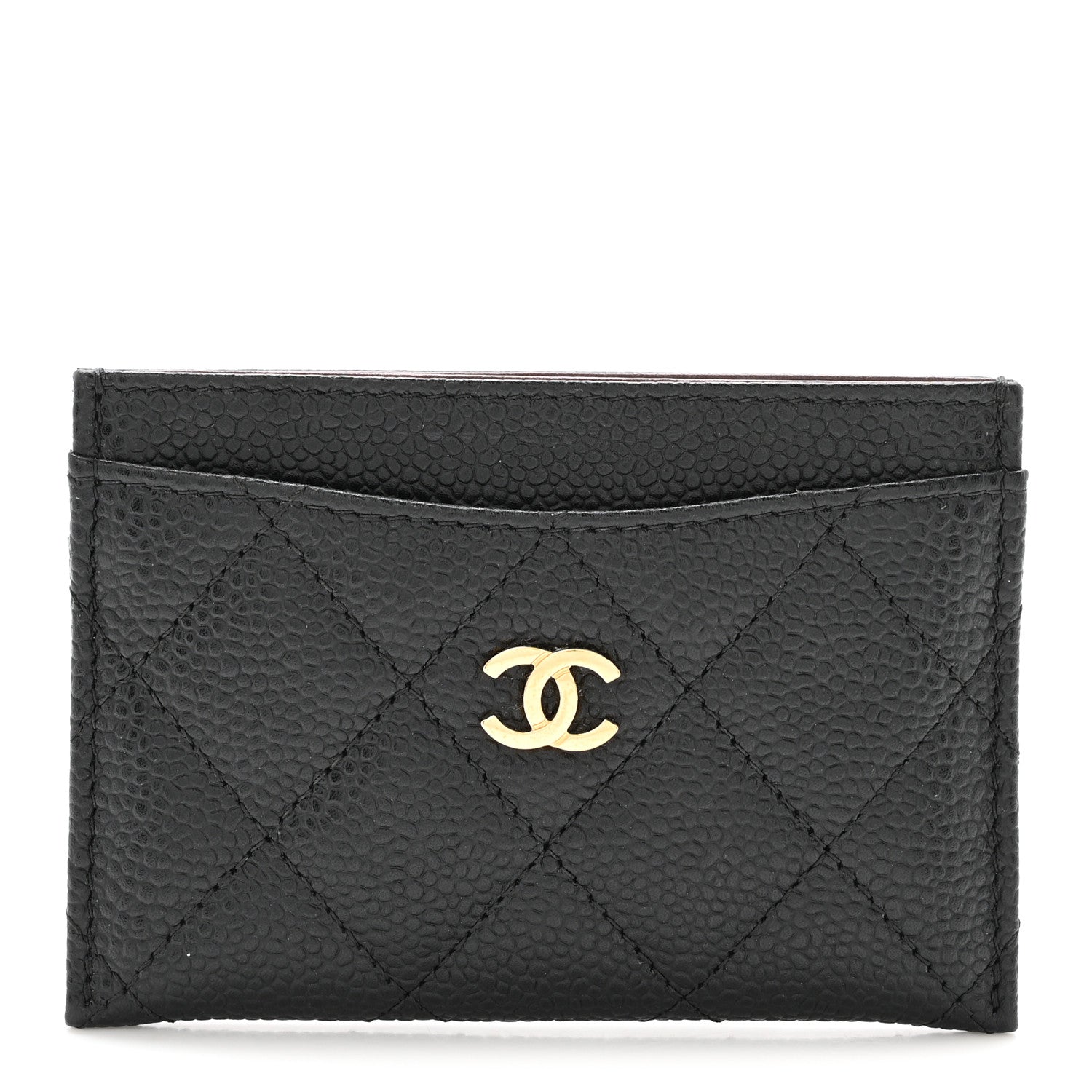 Chanel Caviar Quilted Card Holder Black 1 of 8