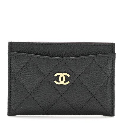 Chanel Caviar Quilted Card Holder Black 1 of 8