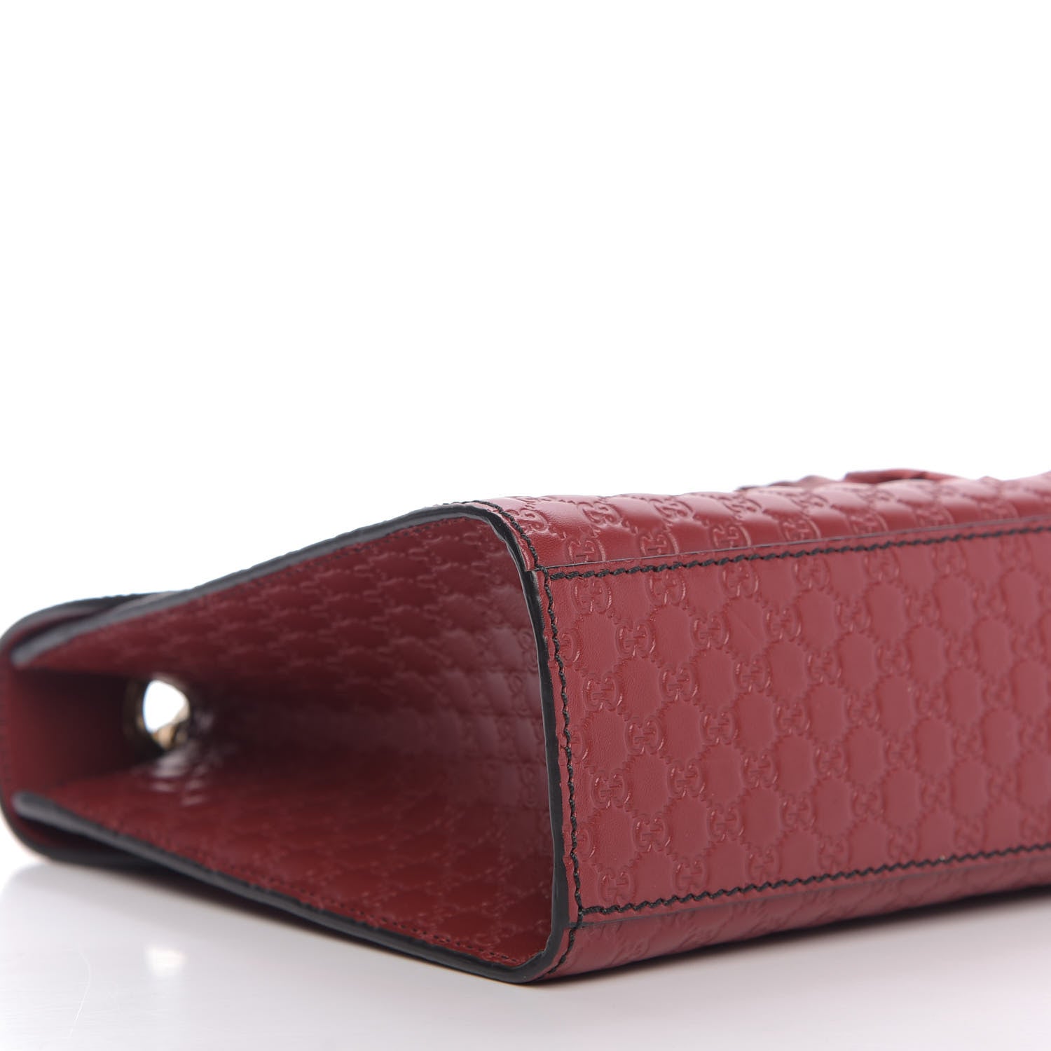 Gucci Microguccissima Medium Emily Chain Shoulder Bag Red 6 of 9